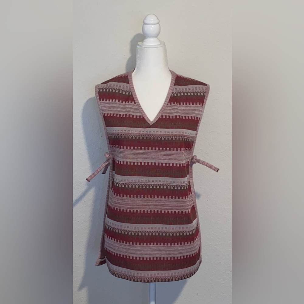 **RARE** Vintage 1970s rrrruss Russ Toys Bib Top Made in USA ILGWU Rose Taupe